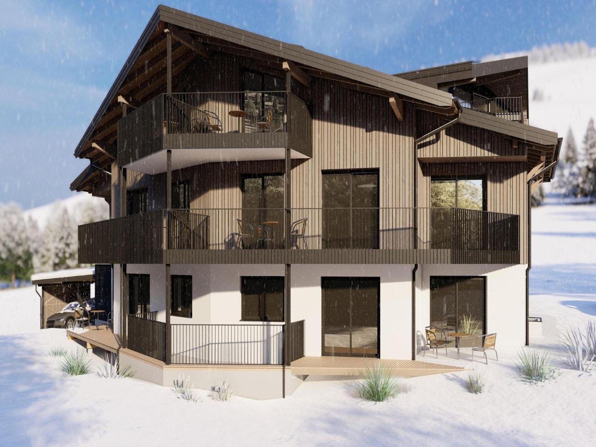 Bergzeit Flat Saalbach Directly On The Ski Piste Exteriör bild