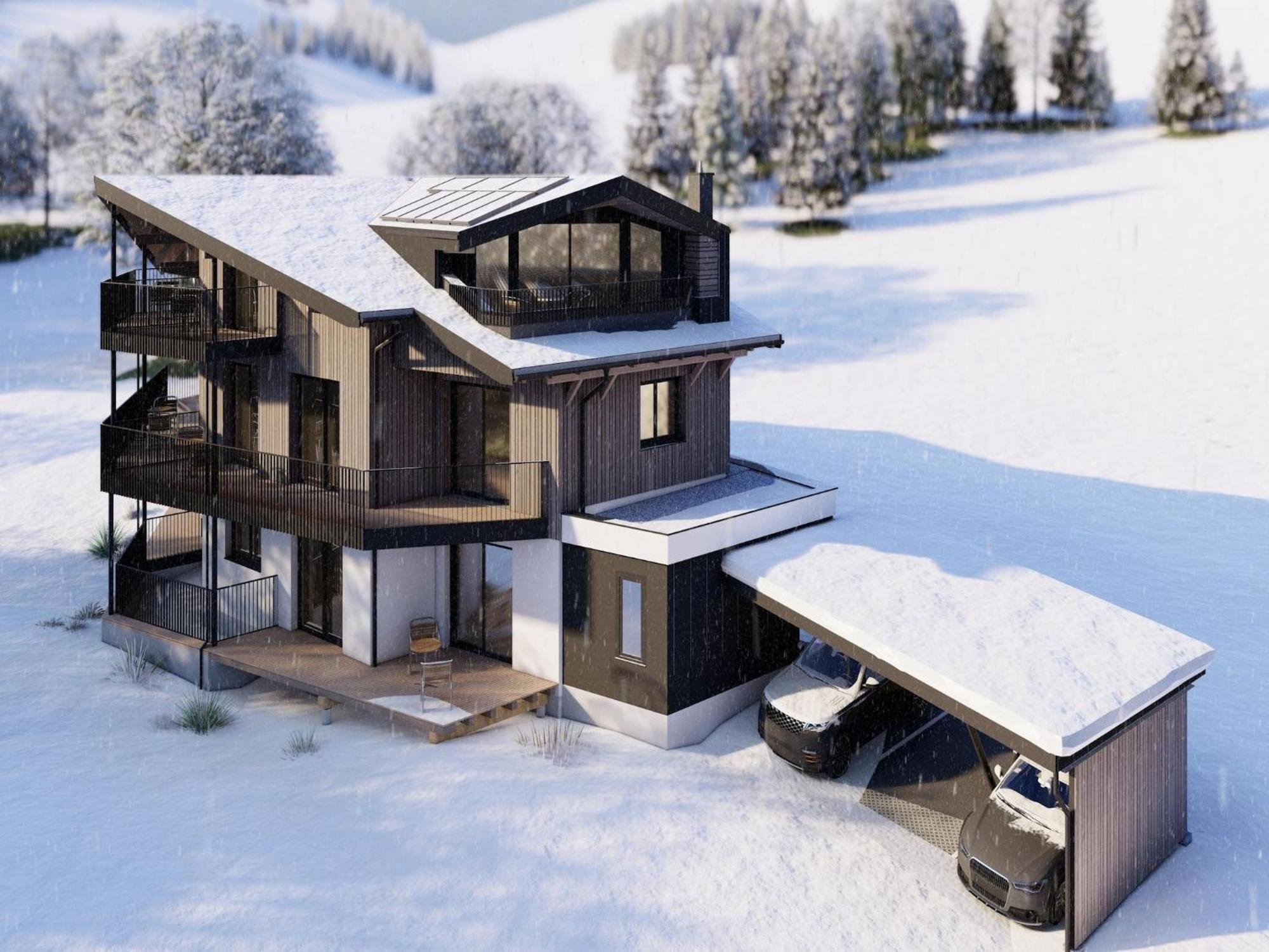 Bergzeit Flat Saalbach Directly On The Ski Piste Exteriör bild