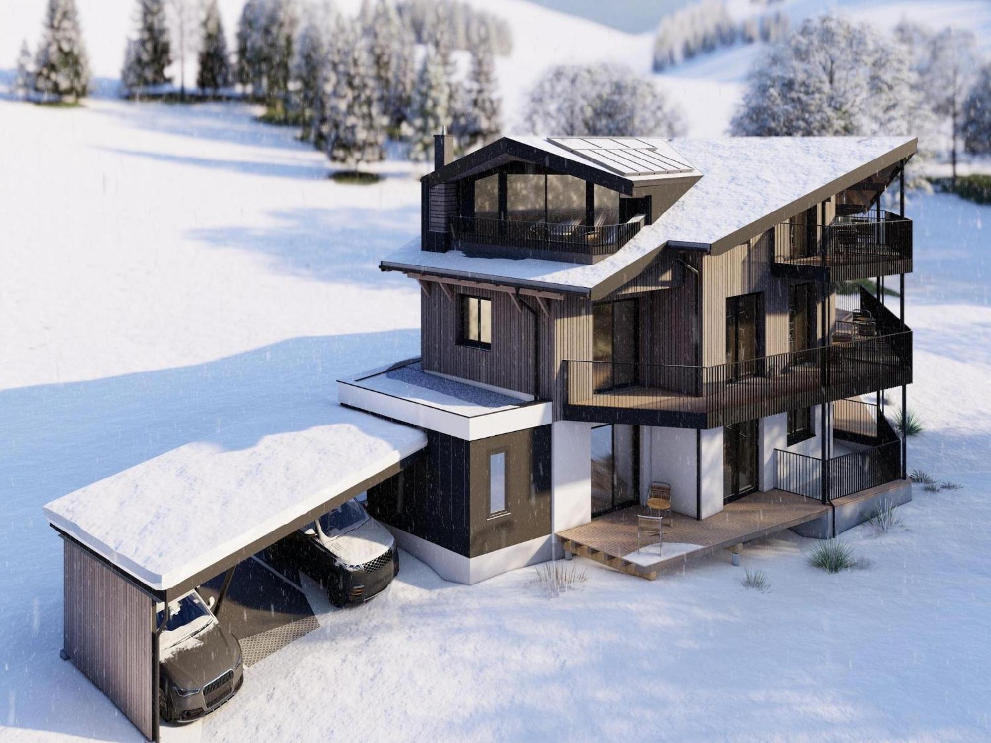Bergzeit Flat Saalbach Directly On The Ski Piste Exteriör bild